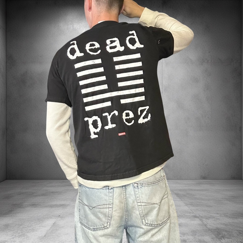 Supreme Dead Prez RBG Tee Black Size M Streetwear Graphic T-Shirt 2019